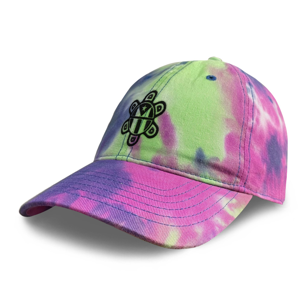 Tie Dye Baseball Cap Puerto Rico Flag Sol Taino C Cotton  display picture 1